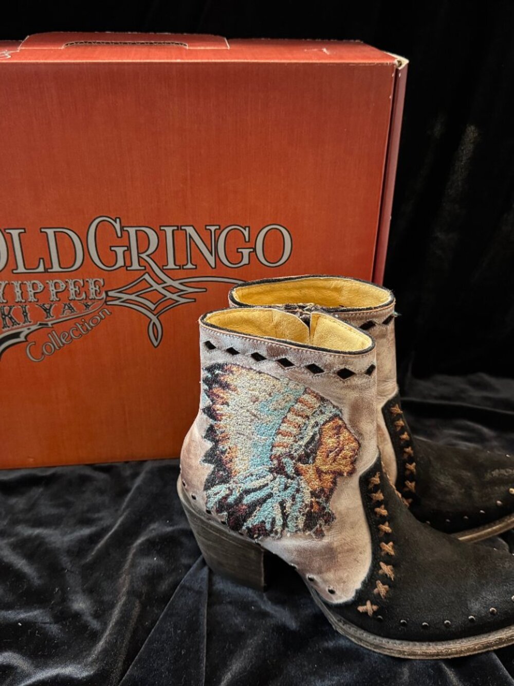 YIPPEE KI YAY BY OLD GRINGO WOMEN'S MAYBELL 6" BOOT SZ: 7.5 B - Picture 5 of 9